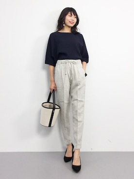 吉岡由梨子さん（レディース・158cm）の春コーディネート