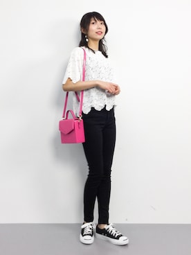 吉岡由梨子さん（レディース・158cm）の春コーディネート