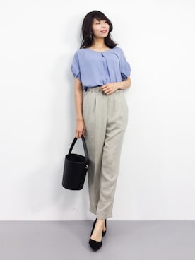 吉岡由梨子さん（レディース・158cm）の春コーディネート