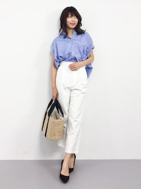 吉岡由梨子さん(レディース・158cm)の夏コーディネート