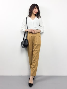 吉岡由梨子さん（レディース・158cm）の夏コーディネート
