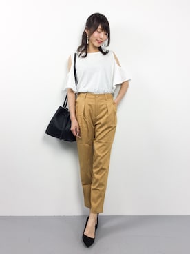 吉岡由梨子さん（レディース・158cm）の夏コーディネート
