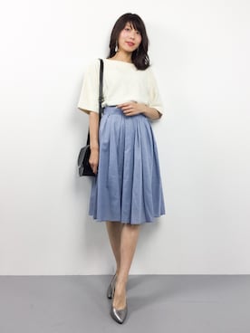 吉岡由梨子さん（レディース・158cm）の夏コーディネート