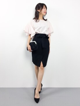 吉岡由梨子さん（レディース・158cm）の夏コーディネート