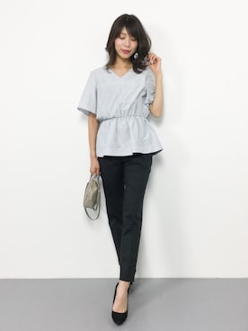 吉岡由梨子さん(レディース・158cm)の夏コーディネート