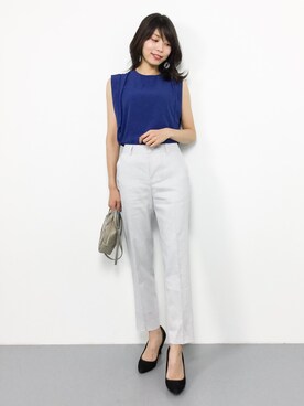 吉岡由梨子さん（レディース・158cm）の夏コーディネート