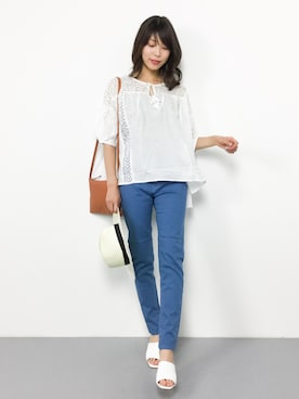 吉岡由梨子さん（レディース・158cm）の夏コーディネート