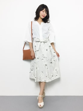 吉岡由梨子さん(レディース・158cm)の夏コーディネート