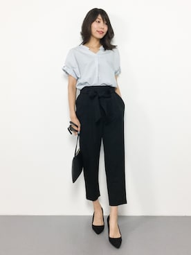 吉岡由梨子さん（レディース・158cm）の夏コーディネート