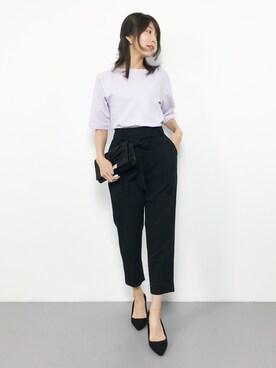 吉岡由梨子さん（レディース・158cm）の夏コーディネート