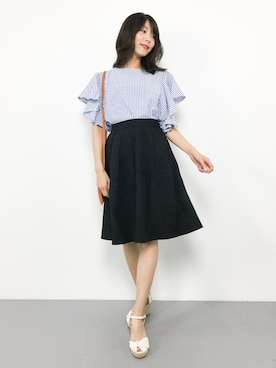 吉岡由梨子さん(レディース・158cm)の夏コーディネート