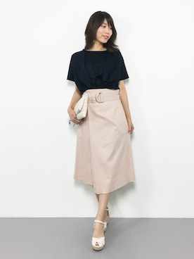 吉岡由梨子さん（レディース・158cm）の夏コーディネート