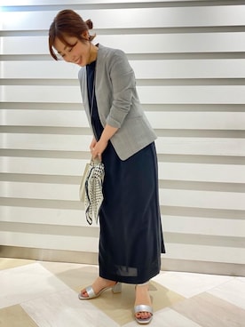 「green label relaxing（グリーンレーベルリラクシング）のアイテム（財布/小物）」を使った、masami saitoさん（レディース・149cm）の夏コーディネート