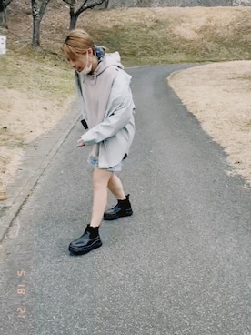 Gu ジーユー のパーカー ベージュ系 を使ったレディース人気ファッションコーディネート Wear