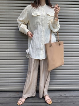 moeさん（レディース・158cm）の春コーディネート