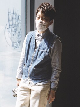 犬と鳥さんのコーディネート