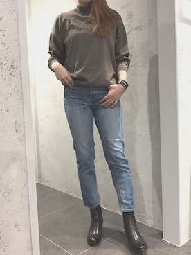 「B2nd」｜kawamotoさん（レディース・166cm）の冬コーディネート