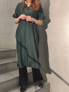 「B2nd」｜「アイテム（その他シューズ）」を使った、kawamotoさん（レディース・166cm）の春コーディネート