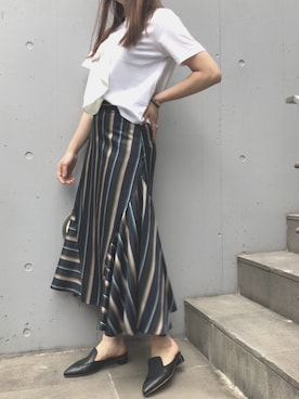 「B2nd」｜「アイテム（その他シューズ）」を使った、kawamotoさん（レディース・166cm）の春コーディネート