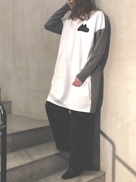 「B2nd」｜「アイテム（ブーツ）」を使った、kawamotoさん（レディース・166cm）の冬コーディネート