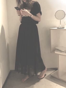 「bajra（バジュラ）のアイテム」を使った、kawamotoさん（レディース・166cm）の春コーディネート