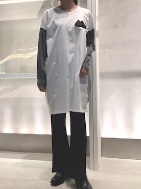 「MM6 Maison Margiela（ｴﾑｴﾑｼｯｸｽ ﾒｿﾞﾝ ﾏﾙｼﾞｪﾗ）のアイテム（ワンピース/ドレス）」を使った、kawamotoさん（レディース・166cm）の春コーディネート