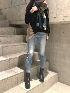 「surt」｜kawamotoさん（レディース・166cm）の秋コーディネート