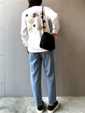 「B'2nd（ビーセカンド）のアイテム（トップス）」を使った、kawamotoさん（レディース・166cm）の冬コーディネート