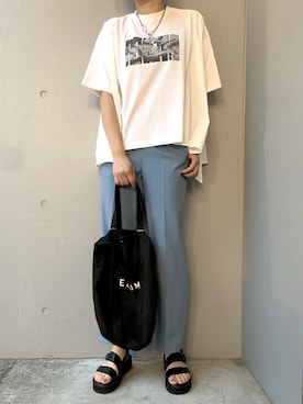 「REKISAMI（レキサミ）のアイテム」を使った、kawamotoさん（レディース・166cm）の春コーディネート