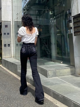 「shein」｜ヒジリさん（レディース・164cm）の夏コーディネート