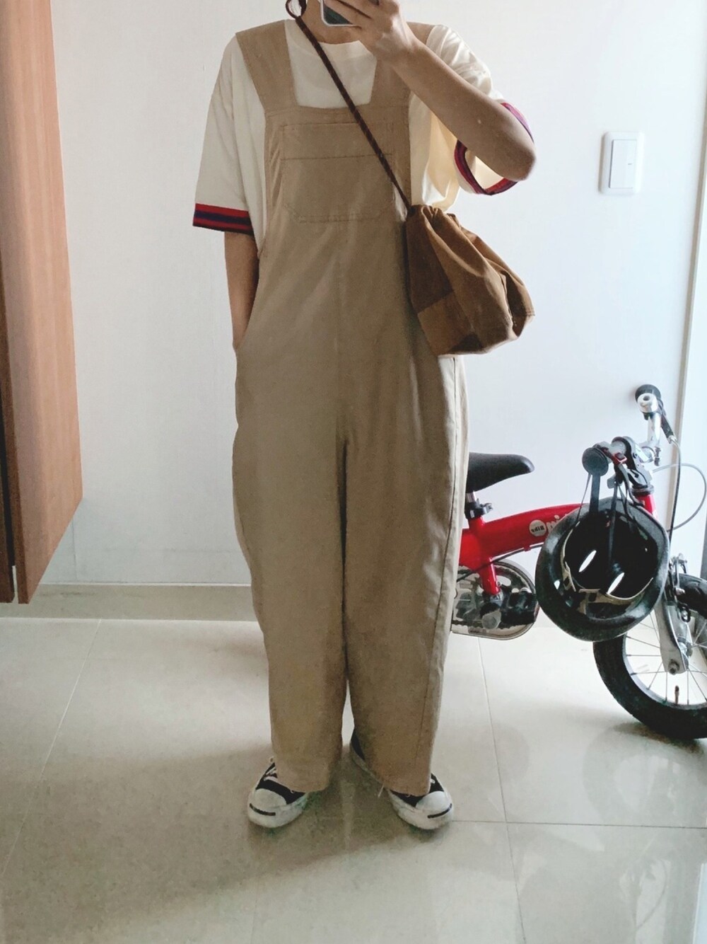 すぅさん Ray Beamsのサロペット オーバーオールを使ったコーディネート Wear すぅさん Ray Beamsのサロペット オーバーオールを使ったコーディネート Wear