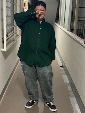 「Polo Ralph Lauren」｜「アイテム（スウェットパンツ）」を使った、ｲｻﾐﾝさん（メンズ・172cm）の春コーディネート