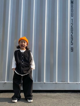 「5歳」｜「アイテム（タンクトップ）」を使った、keiさん（キッズ・110cm）の春コーディネート