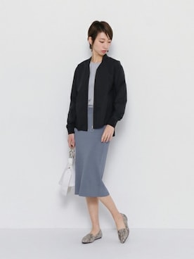 「スプリングSENSEOFPLACE」｜「アイテム（その他アウター）」を使った、SENSE OF PLACE ONLINE STOREさん（レディース・169cm）の春コーディネート