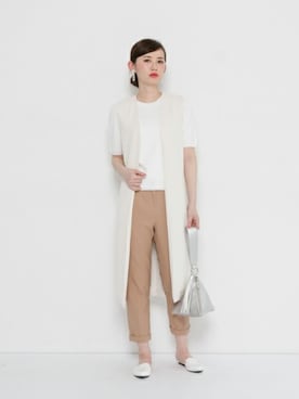 「スリッパ」｜「アイテム（その他アウター）」を使った、SENSE OF PLACE ONLINE STOREさん（レディース・166cm）の春コーディネート
