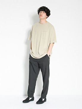 「ポケT」｜SENSE OF PLACE ONLINE STOREさん（メンズ・177cm）の春コーディネート