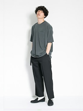 「ピグメント」｜SENSE OF PLACE ONLINE STOREさん（メンズ・177cm）の春コーディネート