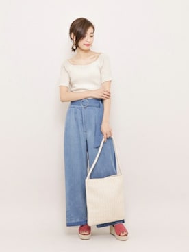 SENSE OF PLACE ONLINE STOREさん（レディース・166cm）の春コーディネート