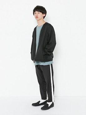 「ノーカラー」｜「アイテム（その他シューズ）」を使った、SENSE OF PLACE ONLINE STOREさん（メンズ・171cm）の春コーディネート