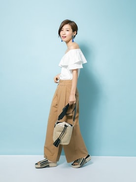 SENSE OF PLACE ONLINE STOREさん(レディース・166cm)の春コーディネート