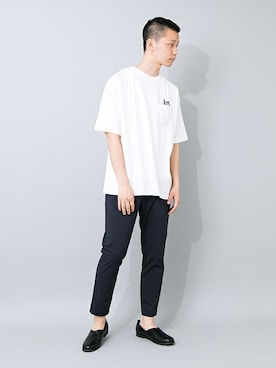 「ワンポイント」｜「アイテム（スリッポン）」を使った、SENSE OF PLACE ONLINE STOREさん（メンズ・182cm）の春コーディネート