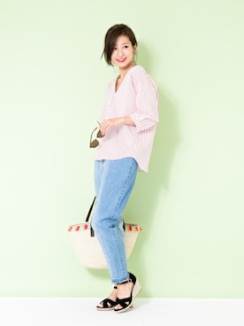 SENSE OF PLACE ONLINE STOREさん（レディース・166cm）の夏コーディネート