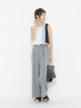 SENSE OF PLACE ONLINE STOREさん（レディース・166cm）の夏コーディネート