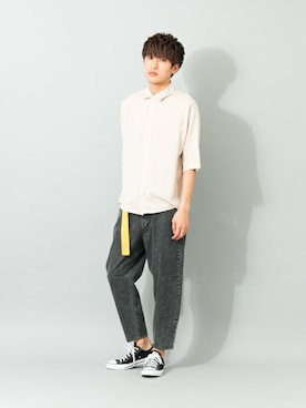 「オールスター」｜SENSE OF PLACE ONLINE STOREさん（メンズ・178cm）の夏コーディネート