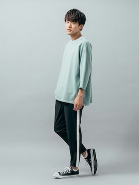 「オールスター」｜SENSE OF PLACE ONLINE STOREさん（メンズ・178cm）の夏コーディネート