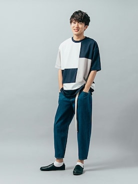 「ロングベルト」｜SENSE OF PLACE ONLINE STOREさん（メンズ・178cm）の夏コーディネート