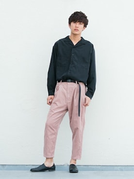 「ロングベルト」｜SENSE OF PLACE ONLINE STOREさん（メンズ・178cm）の夏コーディネート