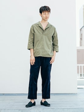 SENSE OF PLACE ONLINE STOREさん（メンズ・182cm）の夏コーディネート