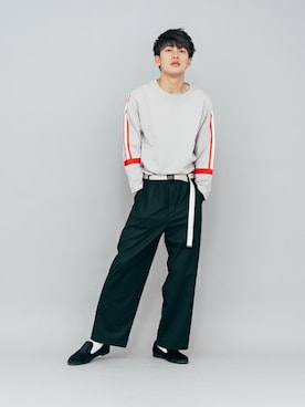 「ロングベルト」｜SENSE OF PLACE ONLINE STOREさん（メンズ・178cm）の夏コーディネート