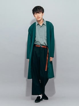 「ロングベルト」｜SENSE OF PLACE ONLINE STOREさん（メンズ・178cm）の夏コーディネート